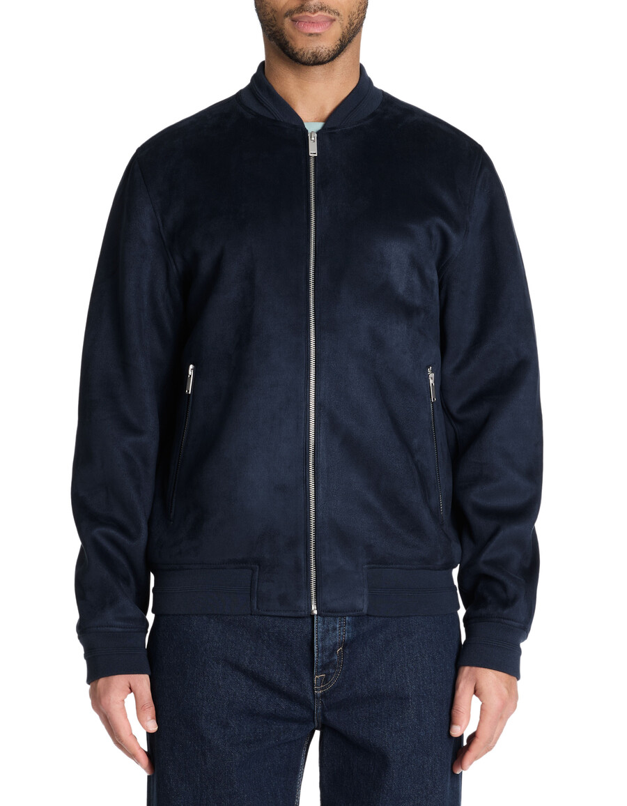 chaqueta con cuello de bombardero