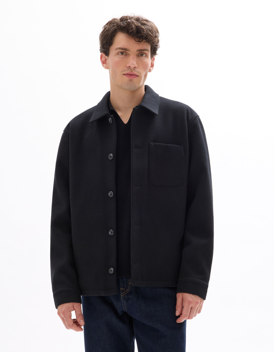 chaqueta de mezcla de lana sin forro woolness
