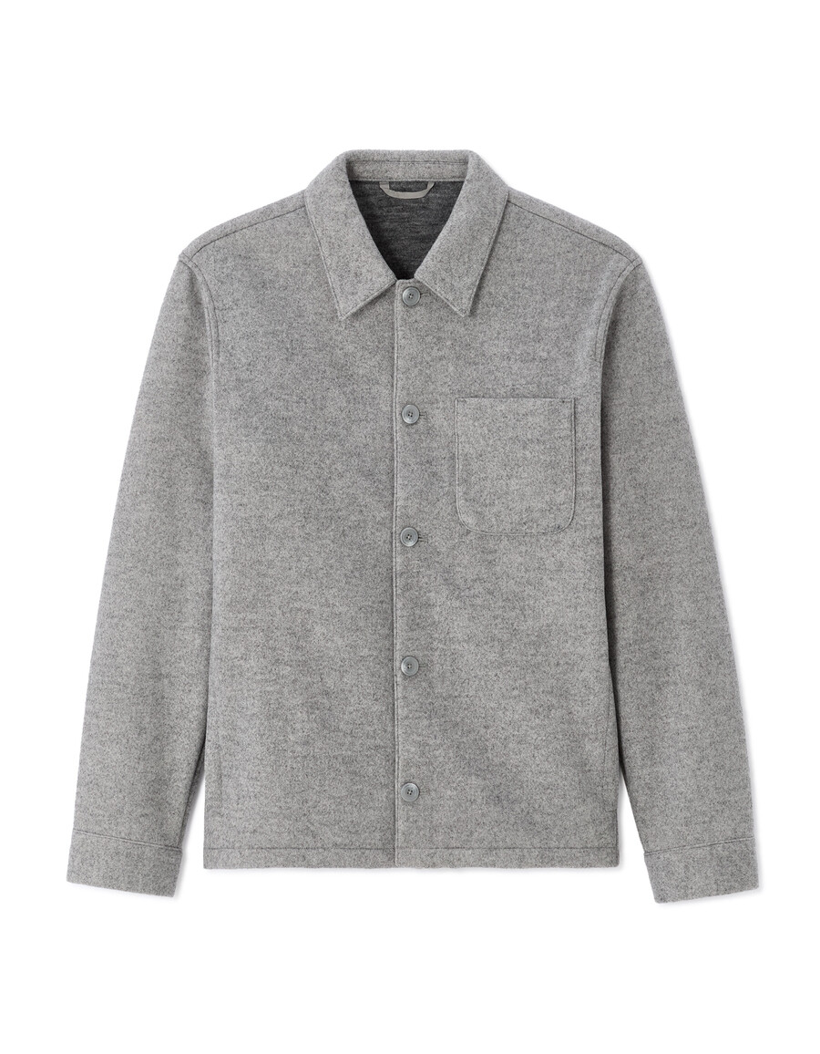 chaqueta de mezcla de lana sin forro woolness