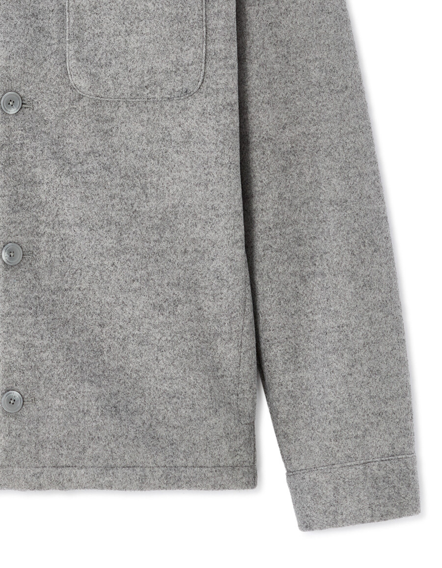 chaqueta de mezcla de lana sin forro woolness