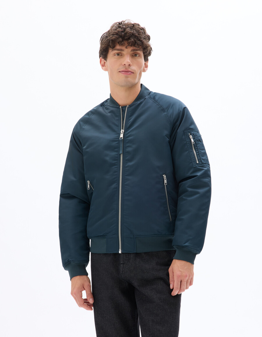 chaqueta bomber acolchada