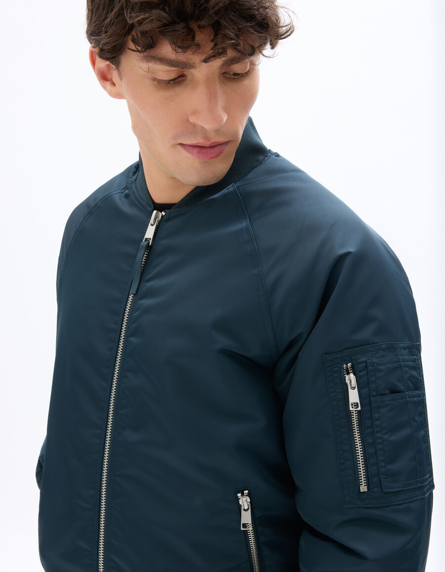 chaqueta bomber acolchada