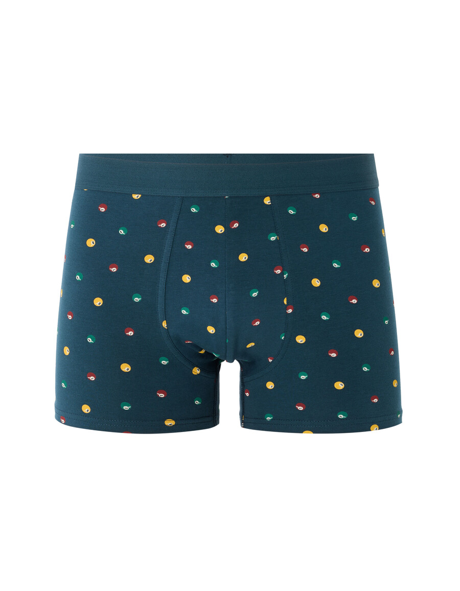 calzoncillos tipo bóxer con estampado de bolas de billar