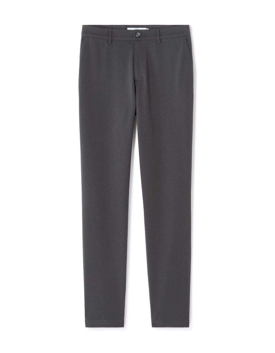 pantalones chinos de punto ajustado