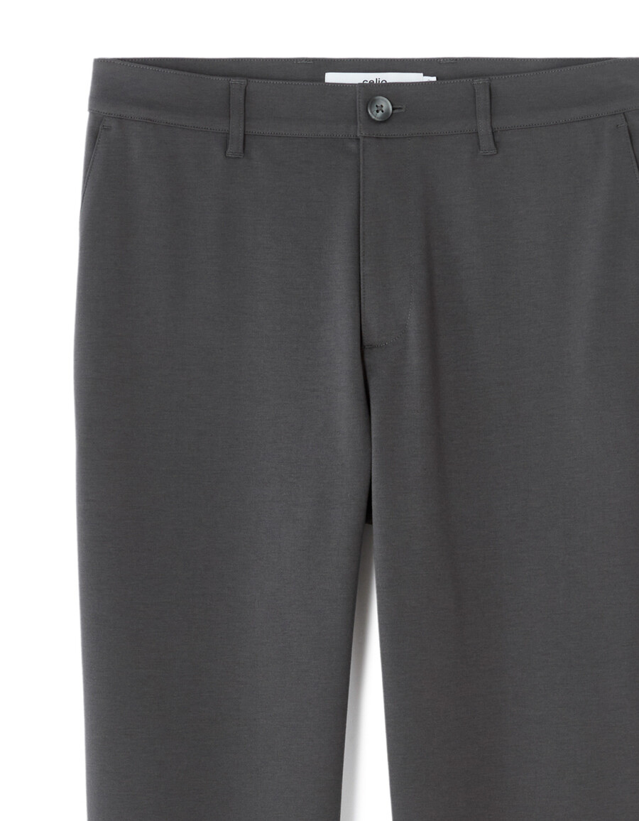 pantalones chinos de punto ajustado