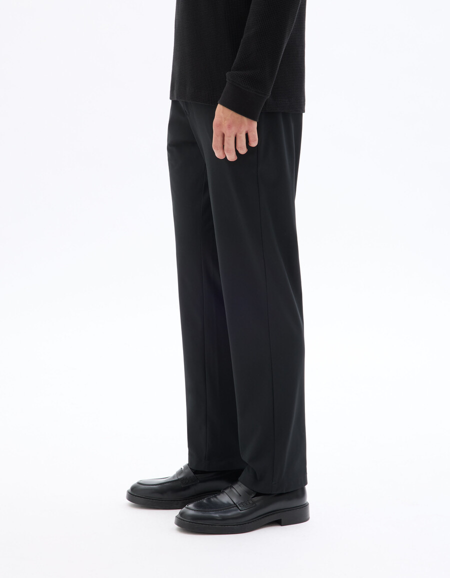 pantalones chinos de punto técnico elástico