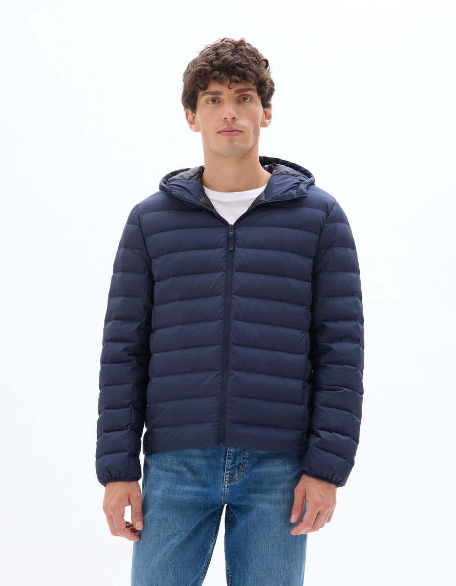 chaqueta ligera de plumón con capucha downwarm