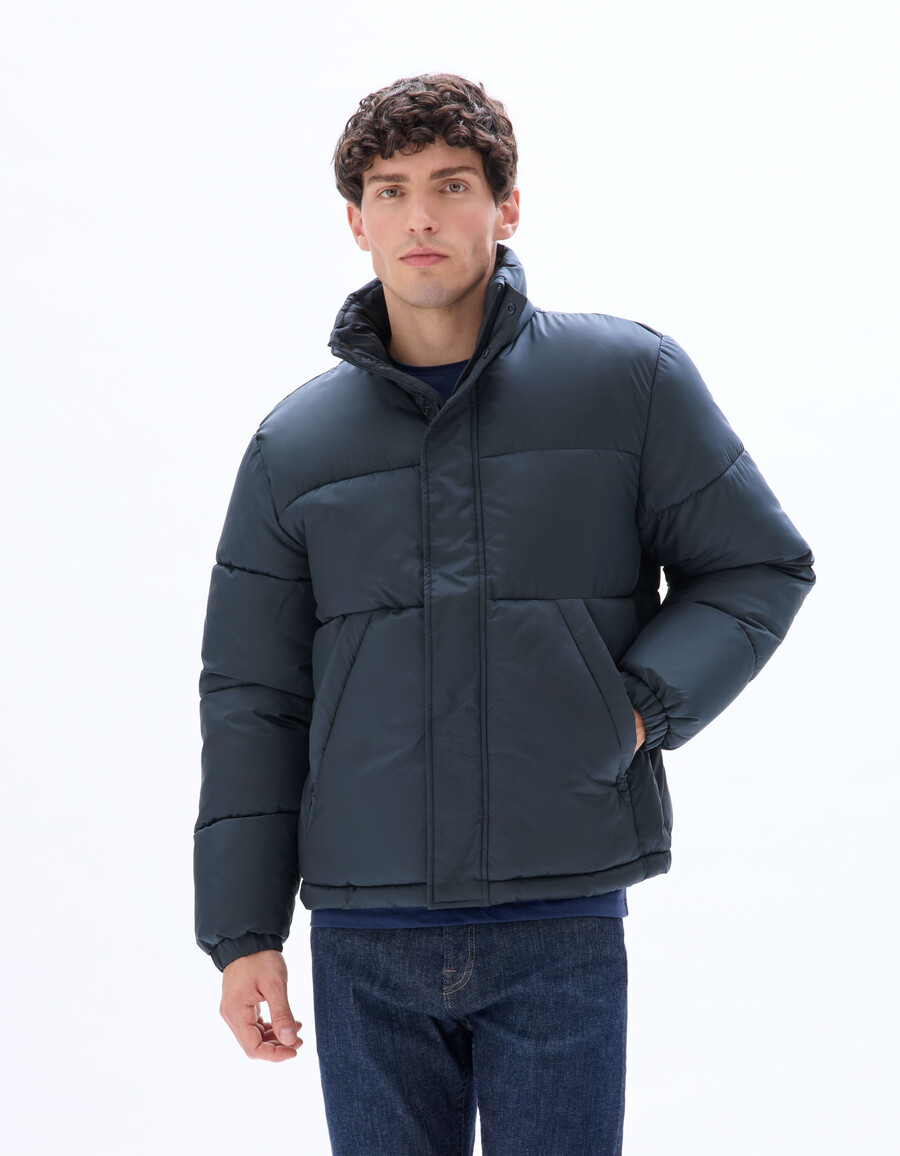 chaqueta acolchada cálida airwarm con cuello alto