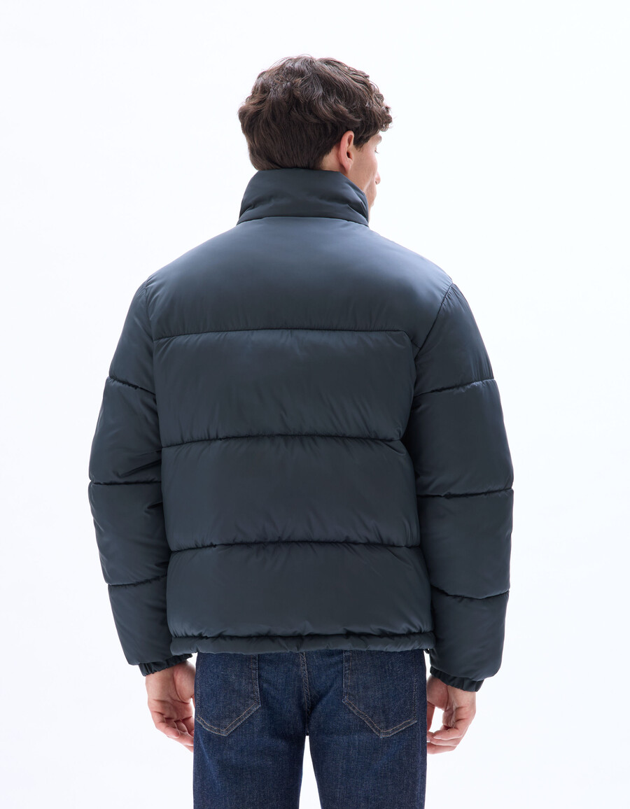 chaqueta acolchada cálida airwarm con cuello alto