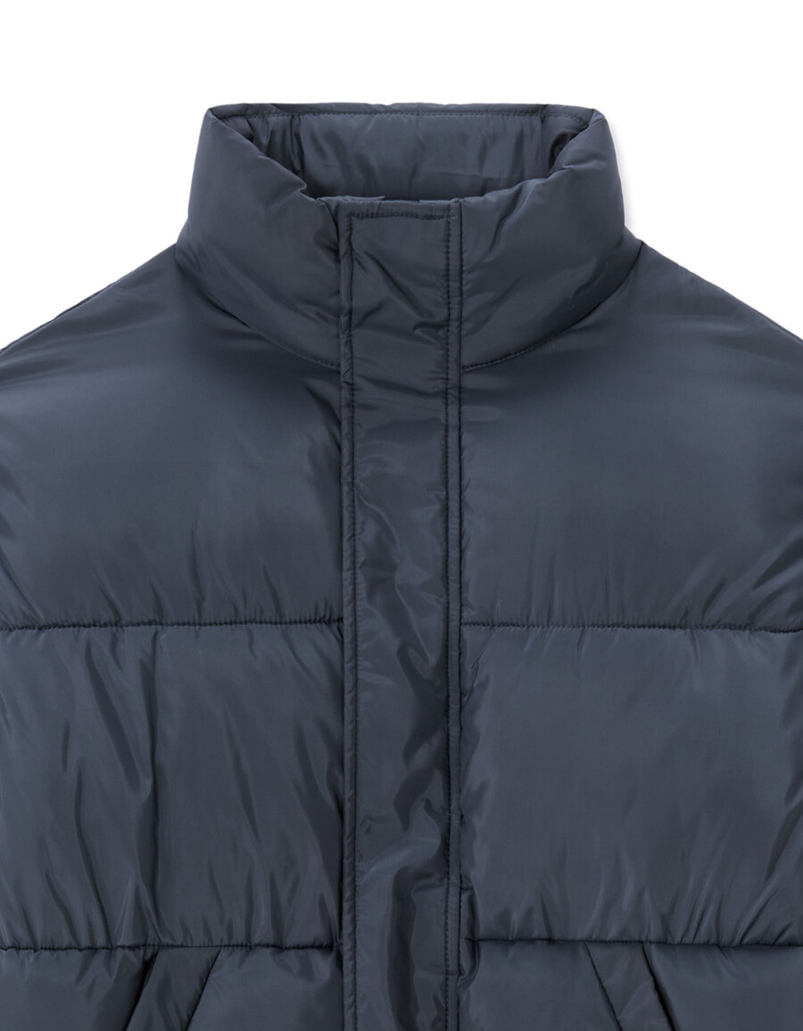 chaqueta acolchada cálida airwarm con cuello alto