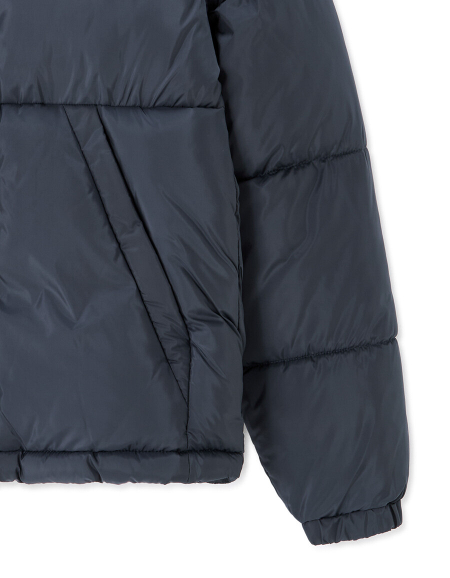 chaqueta acolchada cálida airwarm con cuello alto