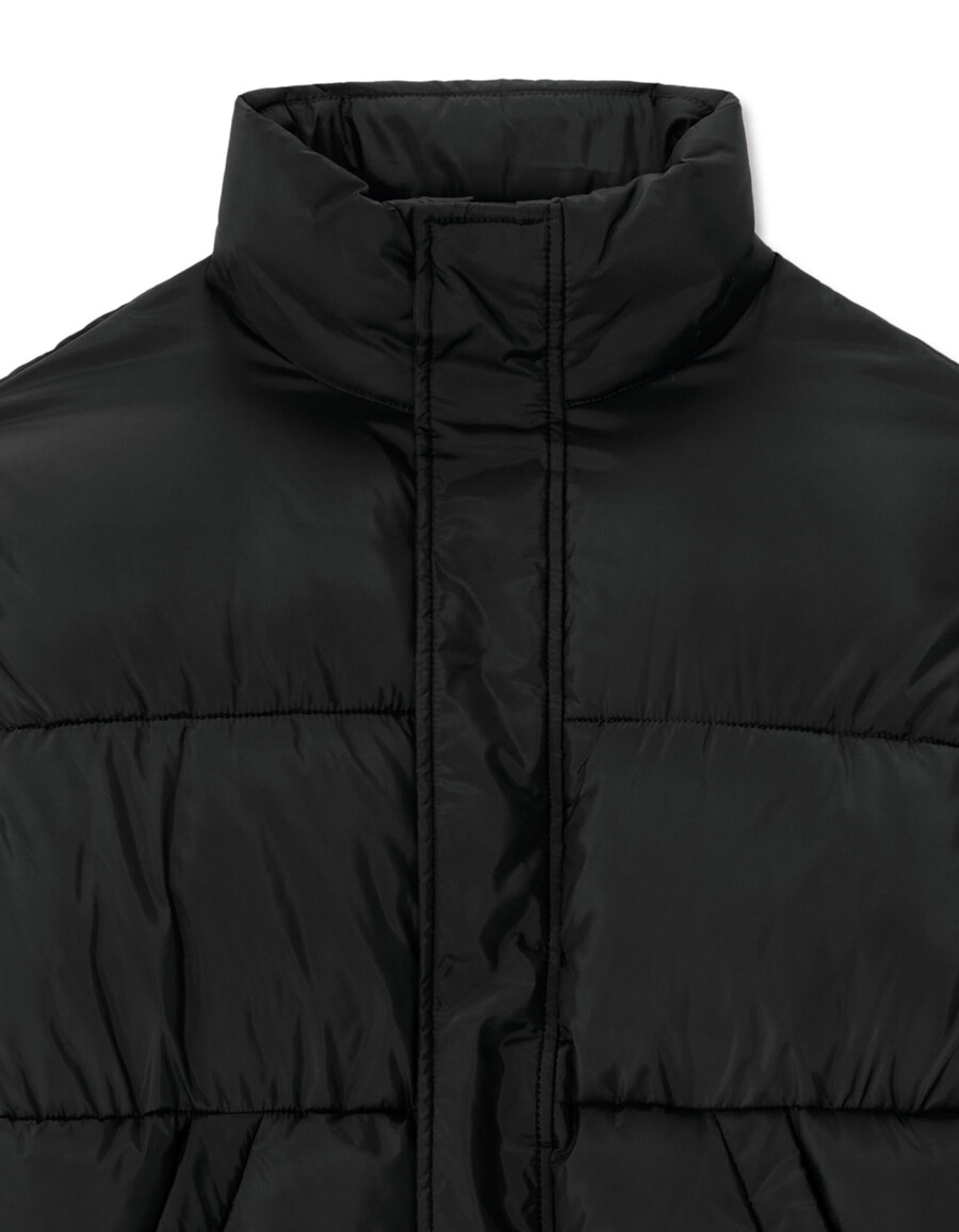 chaqueta acolchada cálida airwarm con cuello alto