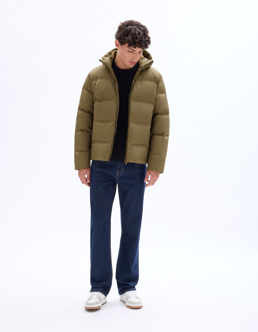 chaqueta acolchada downwarm sin costuras 90 plumón 10 plumas