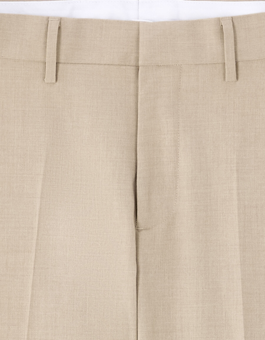 pantalones de traje elásticos de corte entallado