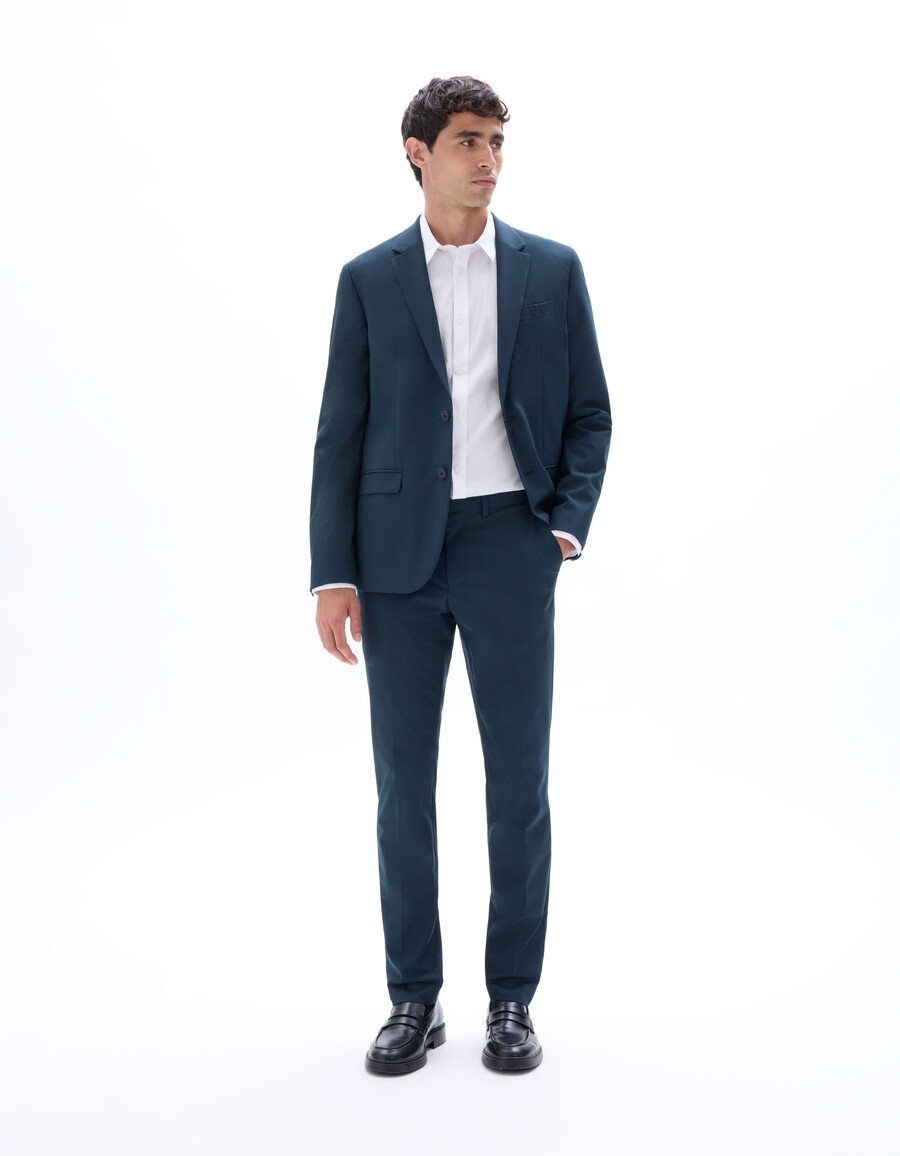 pantalones de traje slim bi-stretch