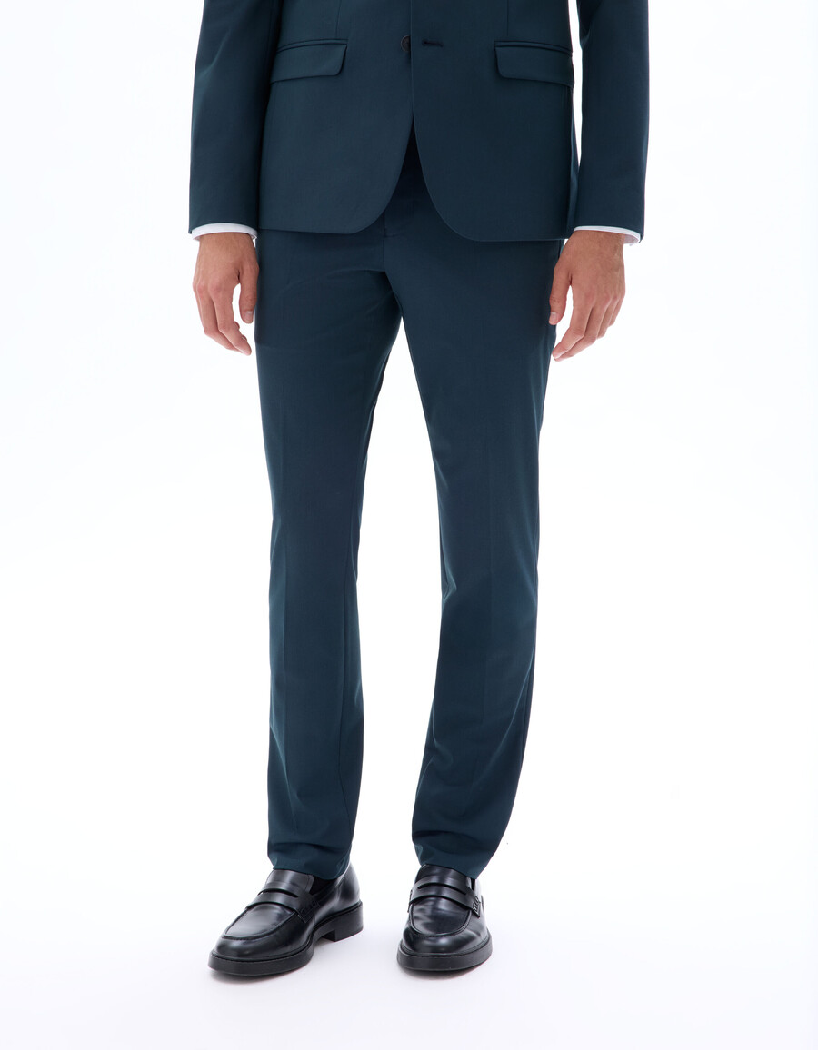 pantalones de traje slim bi-stretch
