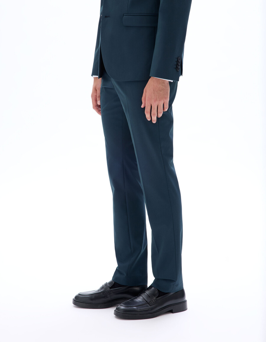 pantalones de traje slim bi-stretch