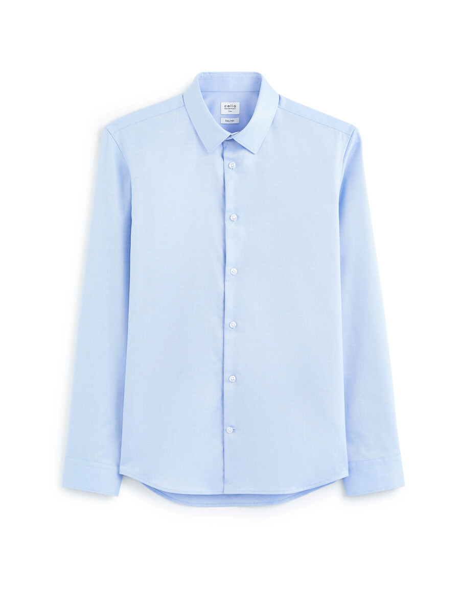 camisa oxford royal slim