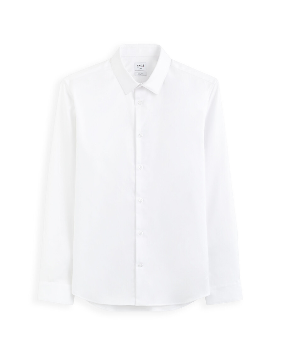 camisa oxford royal slim