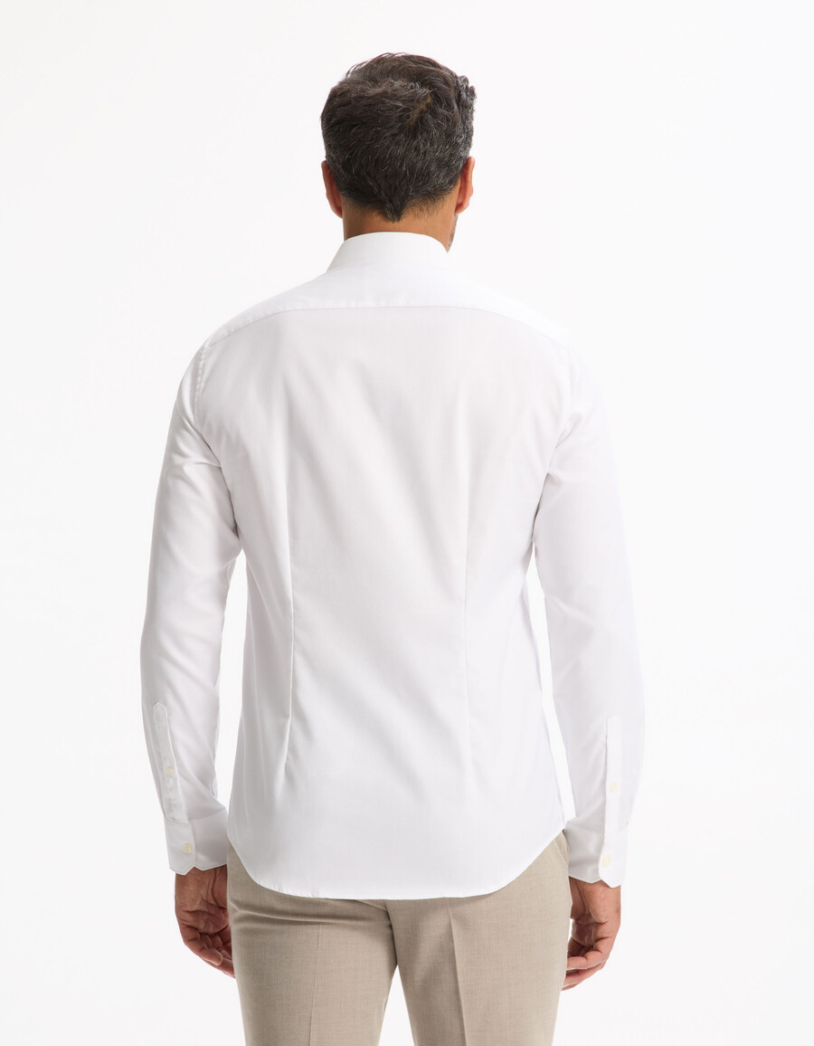 camisa oxford royal slim