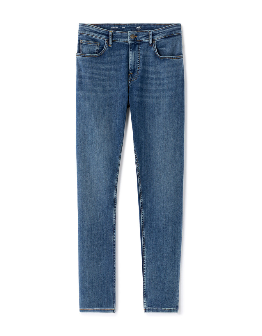 pantalones vaqueros elásticos ajustados powerflex