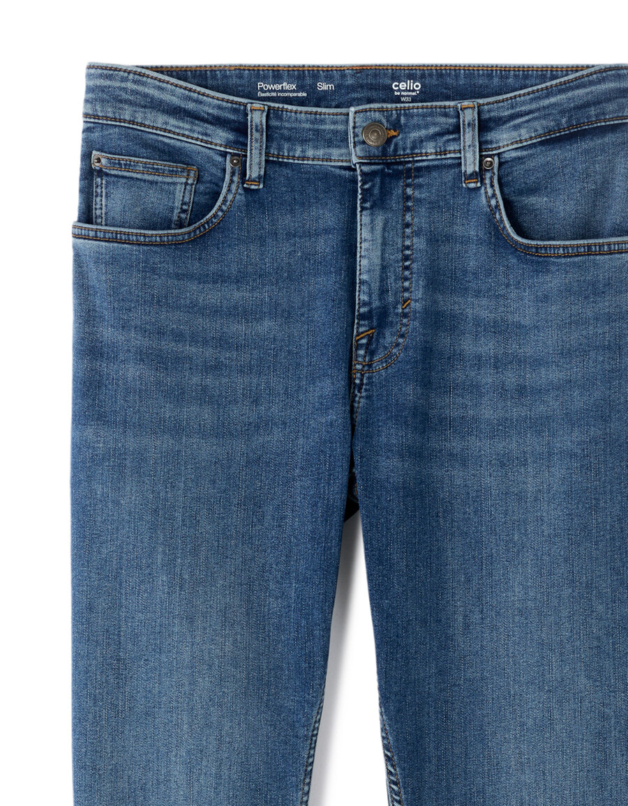 pantalones vaqueros elásticos ajustados powerflex