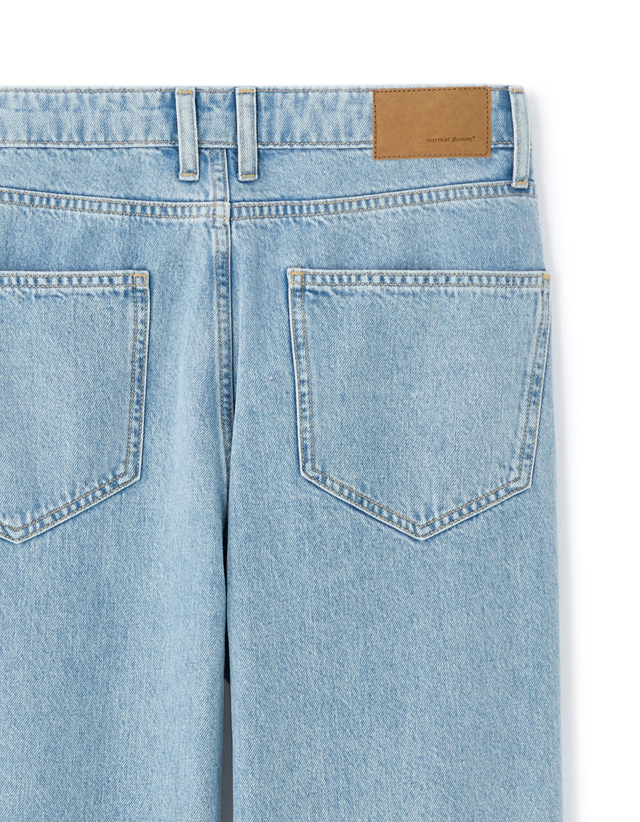 vaqueros holgados de algodón elástico