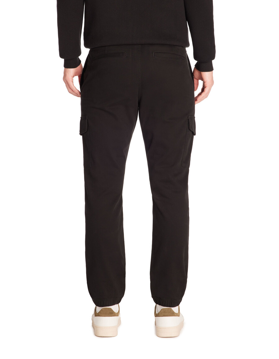 pantalones cargo ajustados de algodón elástico