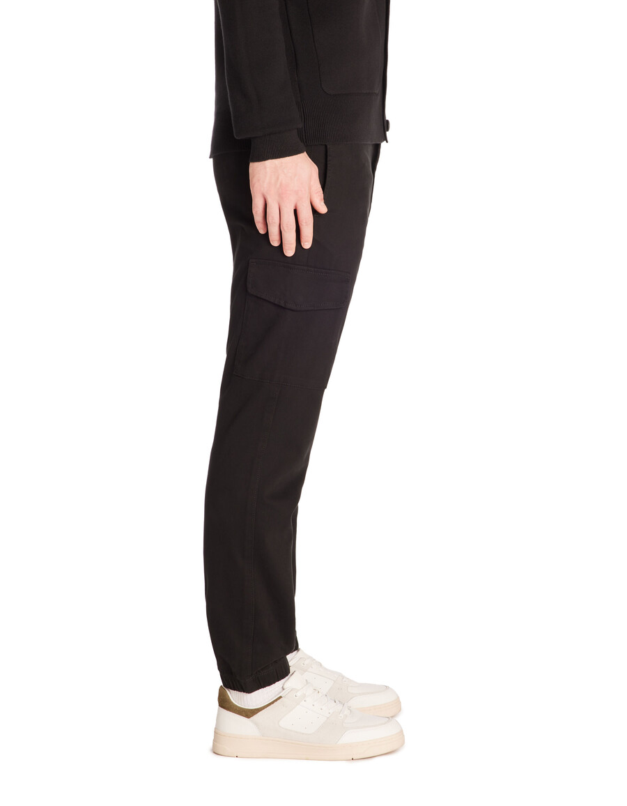 pantalones cargo ajustados de algodón elástico