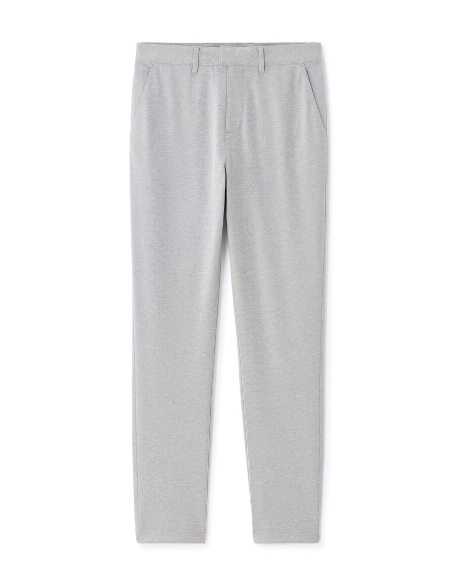 pantalones chinos de jersey ajustados