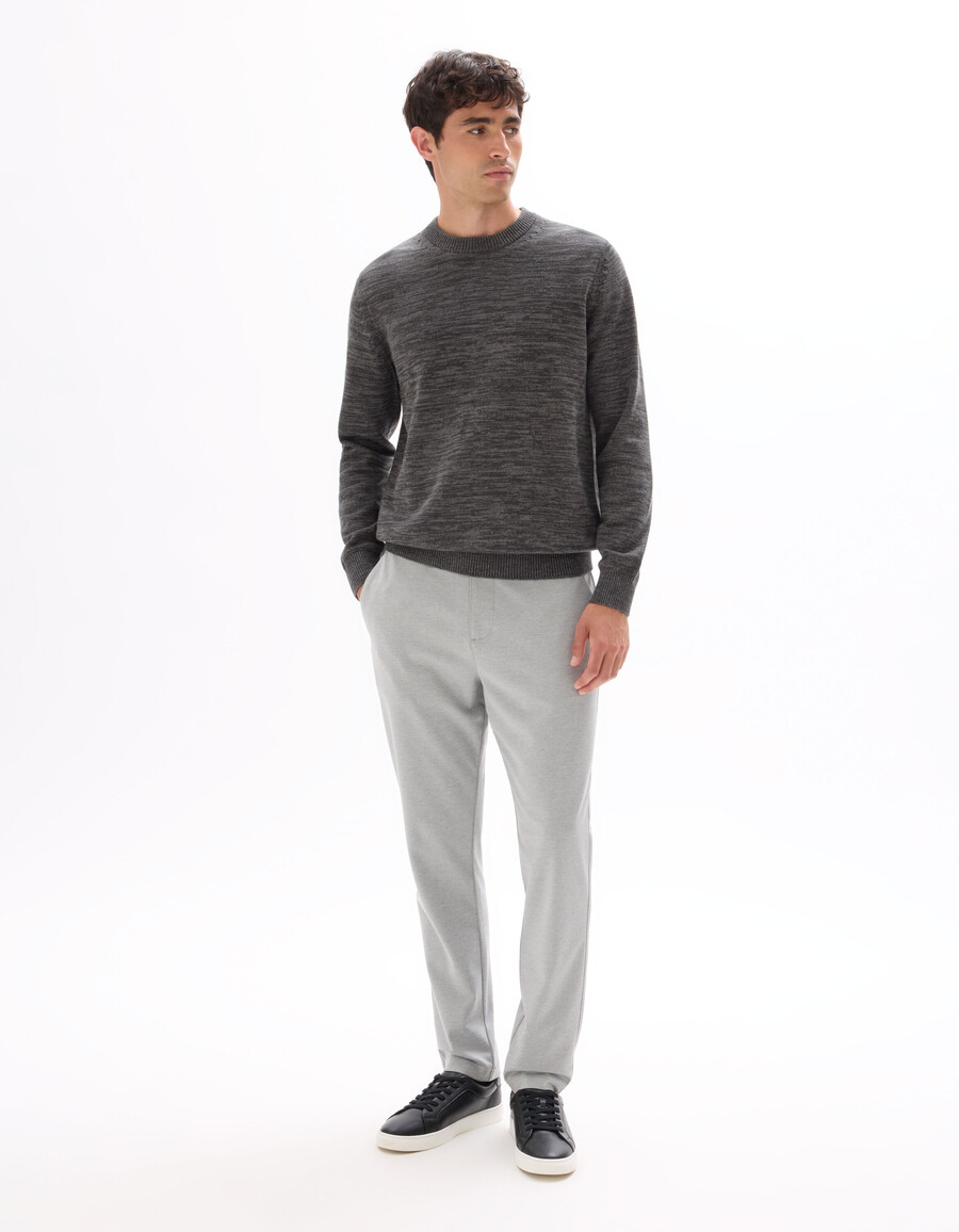 pantalones chinos de jersey ajustados