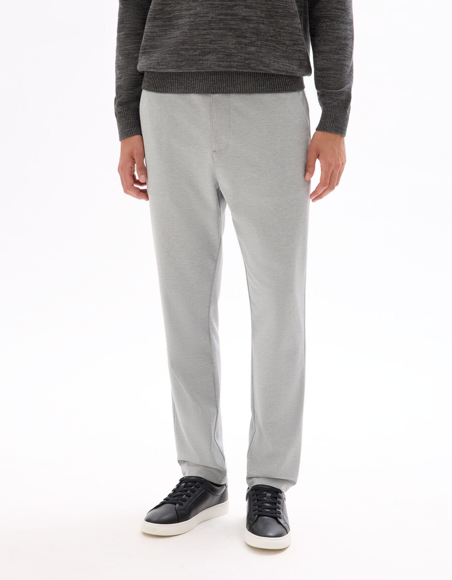 pantalones chinos de jersey ajustados