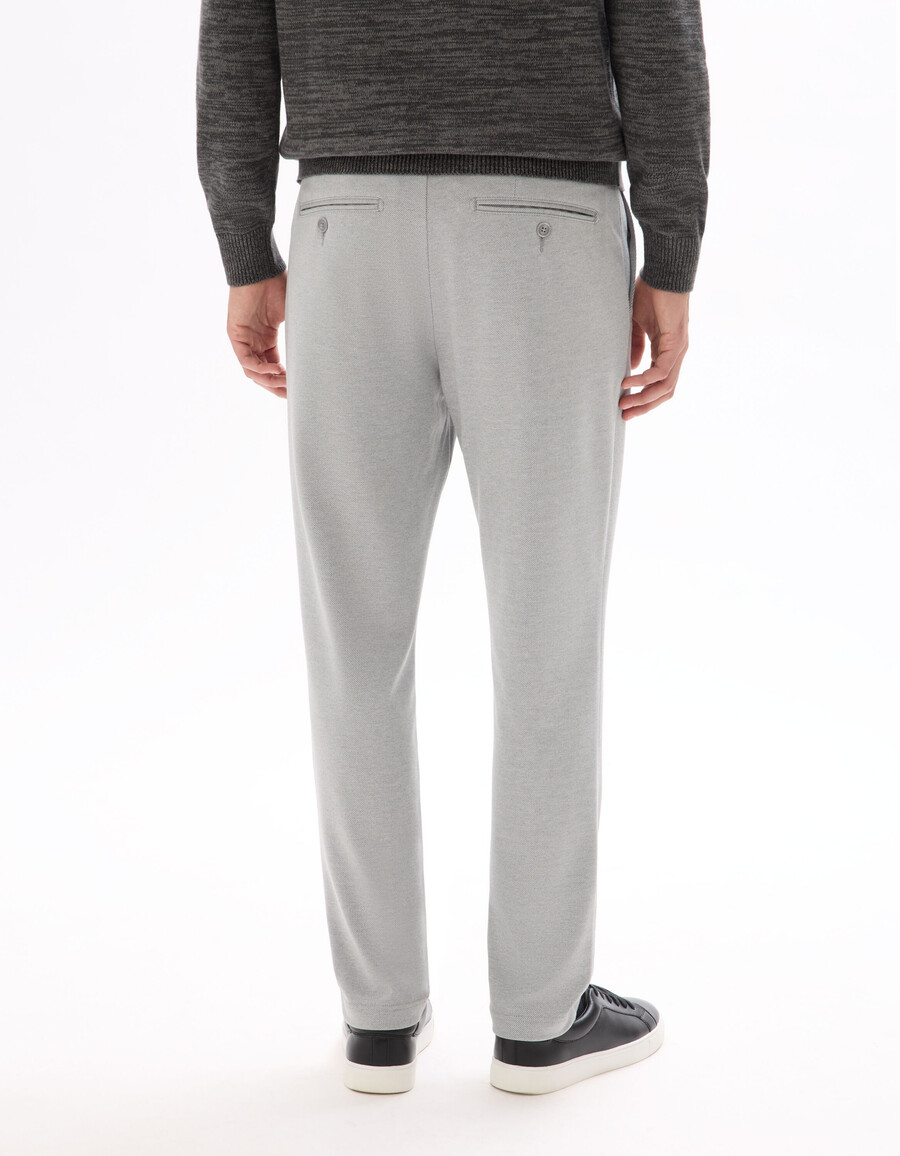 pantalones chinos de jersey ajustados