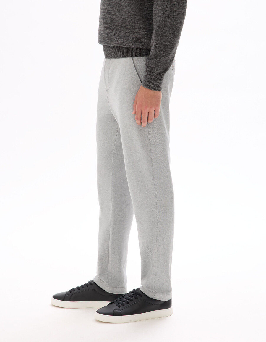 pantalones chinos de jersey ajustados