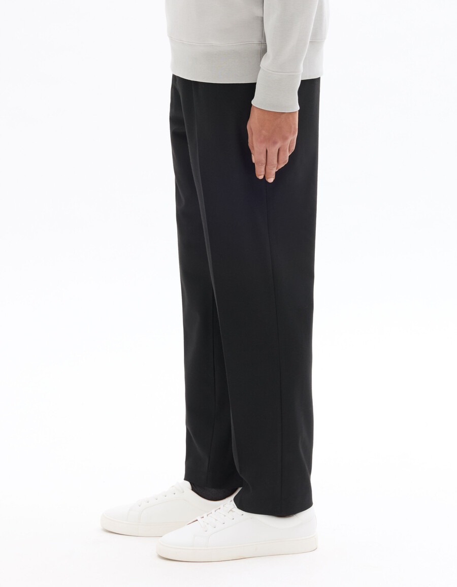 pantalones rectos de franela 24h