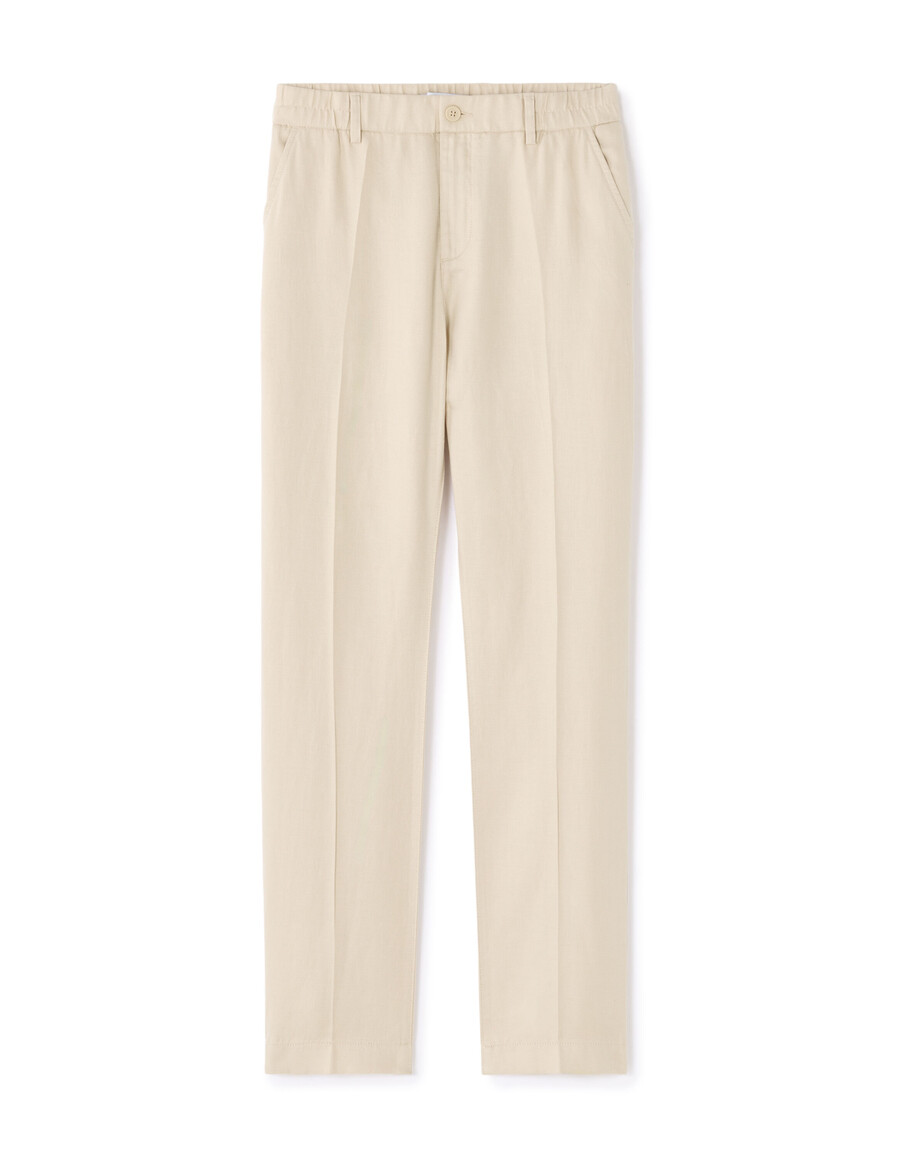 pantalones rectos de algodón tencel lyocell de 24 horas