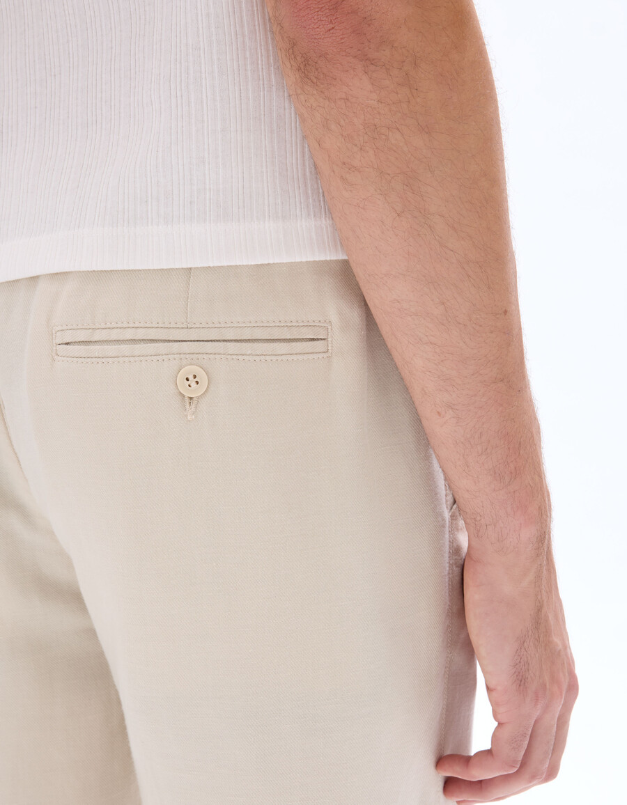 pantalones rectos de algodón tencel lyocell de 24 horas