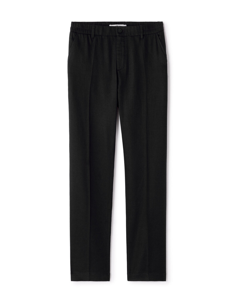 pantalones rectos de algodón tencel lyocell de 24 horas