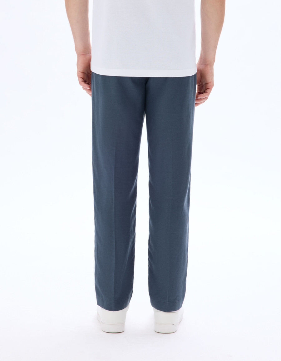 pantalones rectos de algodón tencel lyocell de 24 horas
