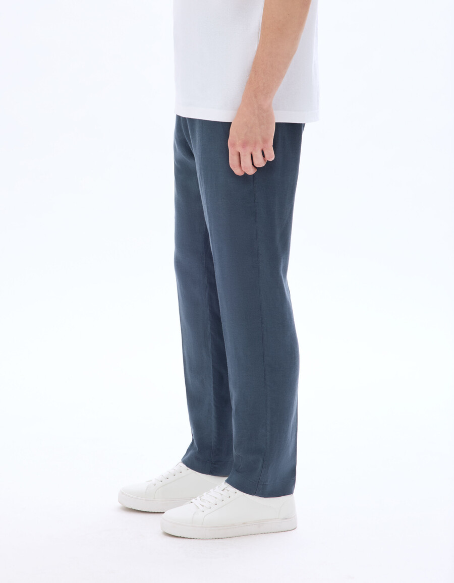 pantalones rectos de algodón tencel lyocell de 24 horas
