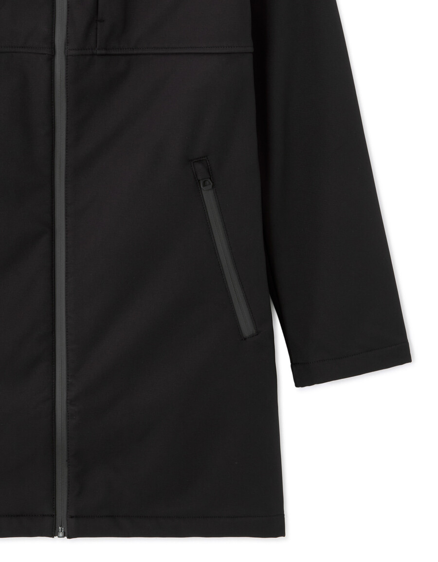 parka softshell con capucha