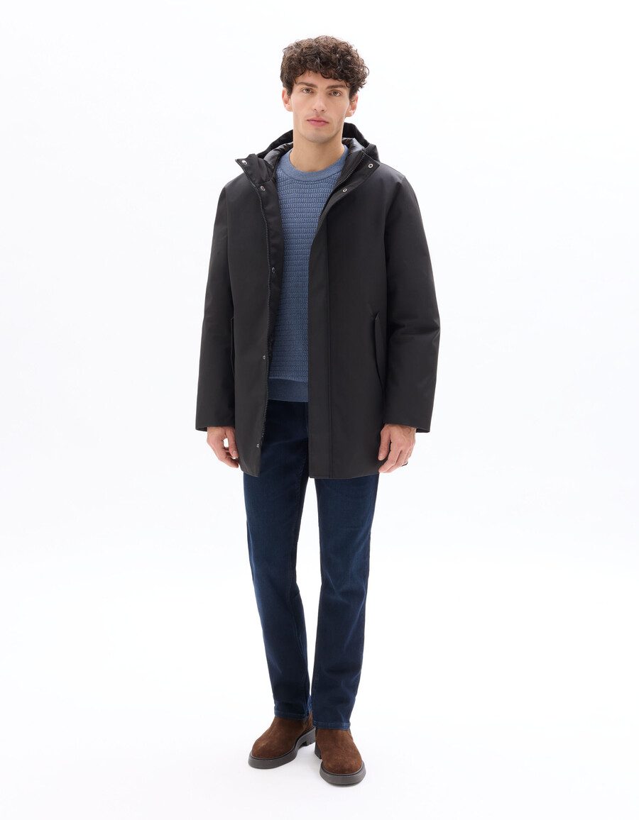parka downwarm con capucha 90 plumón 10 plumas