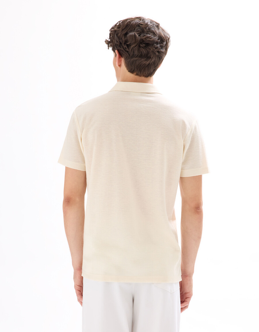 polo de jersey liso regular