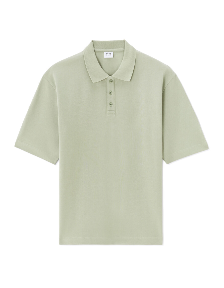 polo de piqué 100 algodón de gran tamaño