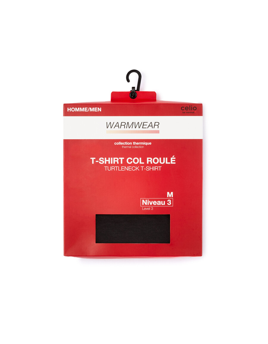 camiseta de cuello alto warmwear level 3
