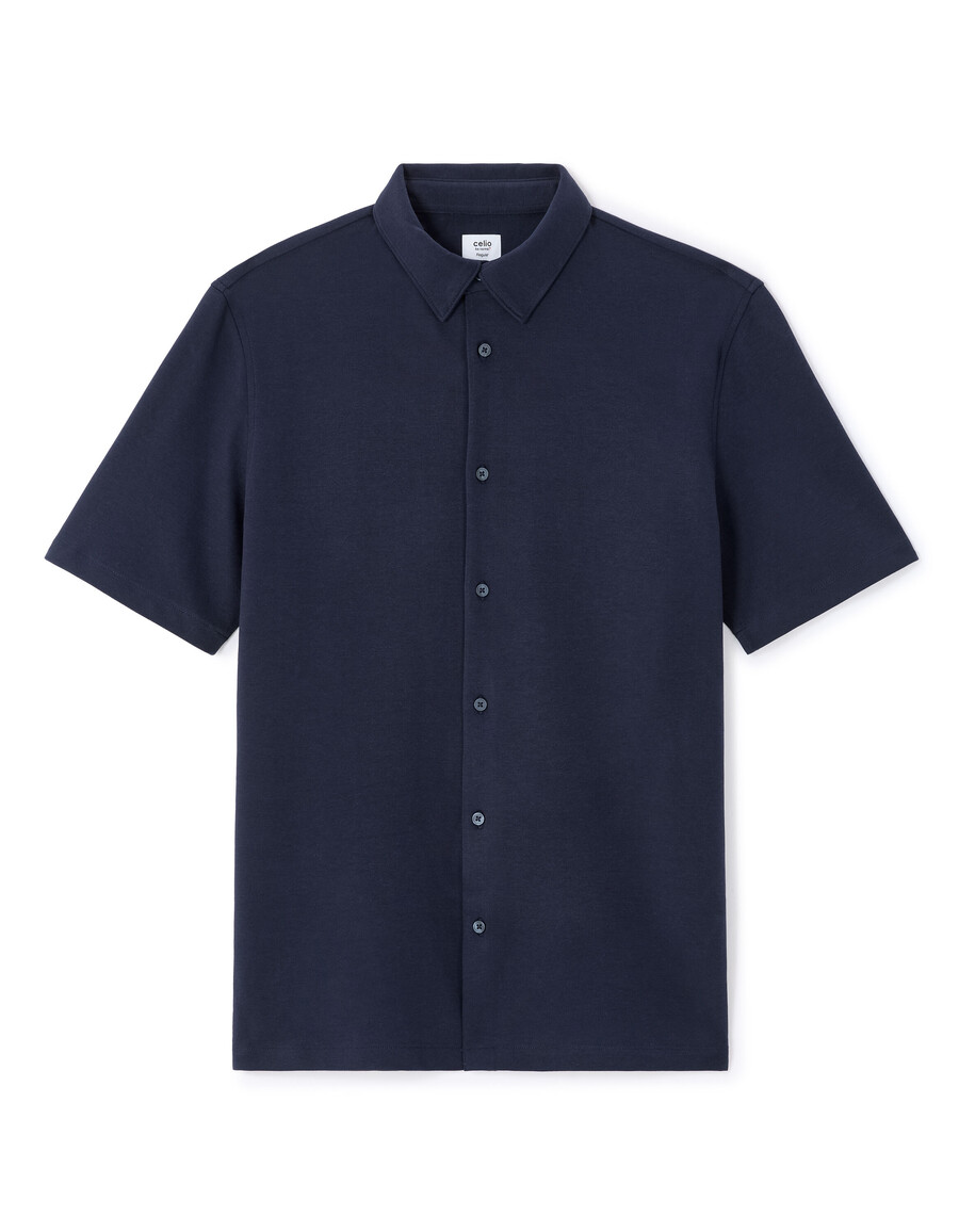 camisa de jersey de corte regular