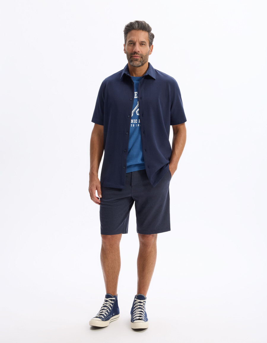 camisa de jersey de corte regular