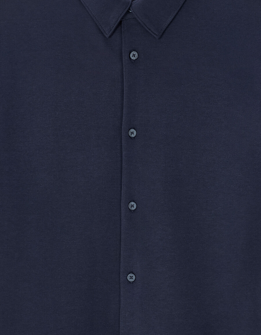 camisa de jersey de corte regular
