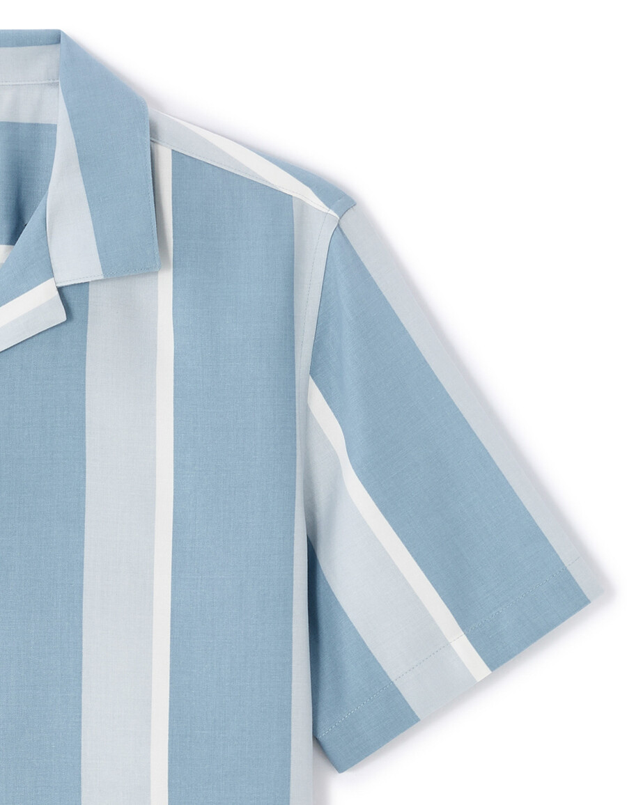 camisa estampada regular fit 100 viscosa