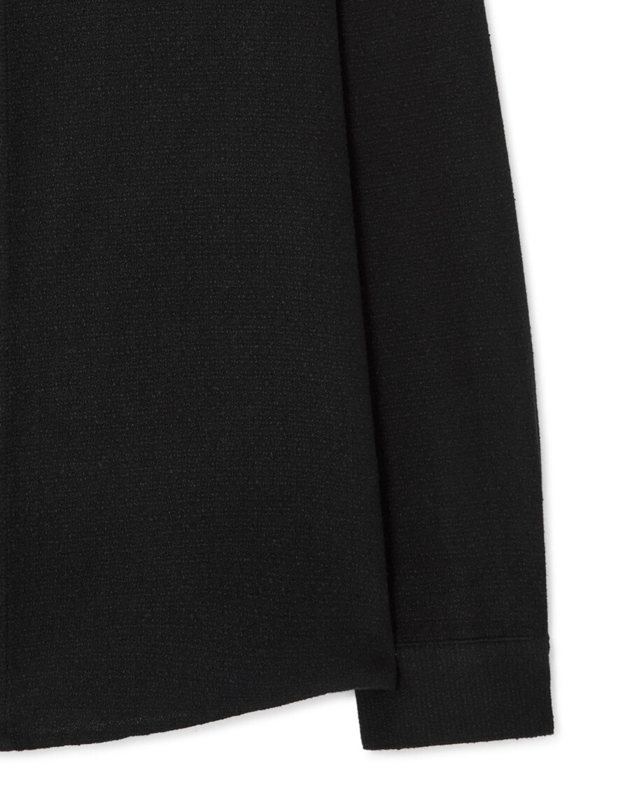 camisa de rizo de corte regular